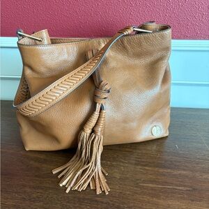 Vince Camuto Leather Hobo bag | Whiskey Brown